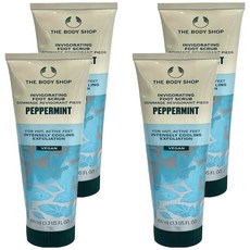 THE BODY SHOP 美體小舖 薄荷舒緩足部磨砂膏 去角質, 4個, 100ml