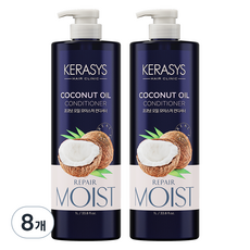 KERASYS 椰子油護髮素花香, 1L, 8個