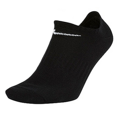 NIKE 耐吉 U NK EVERYDAY LTWT NS 男女腳踝短襪 3PR-SX7678010L, 黑色, 1雙