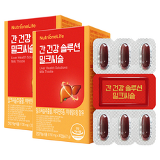 뉴트리원 라이프 간 건강 솔루션 밀크씨슬 21g, 30정, 2개