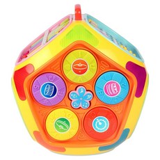 八面多功能啟發玩具, 豐富早教，多樣玩法，燈光音效, 1個