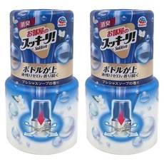 EARTH 地球製藥 室內除臭芳香劑 清新皂香, 400ml, 2瓶