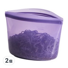 stasher 碗形矽膠密封袋, 中(M), 1個, 2個