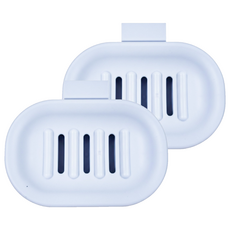 UdiLife 優的生活大師 hold 掛 壁掛瀝水皂盒 簡易安裝, 顏色隨機, 2個