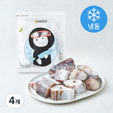 냠냠바다 손질 동태 (냉동), 4개, 1kg