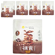 The Chala 蕎拉燕麥 裸食燕麥脆片，巧克力口味，燕麥搭配水滴型巧克力豆，適合全家大小，230g, 6包