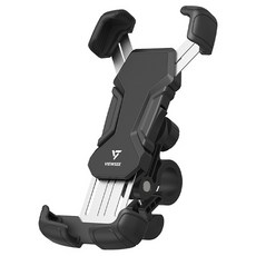 VIEWSEE 機車腳踏車手機支架, 黑色, 1個