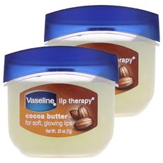 Vaseline 凡士林 護唇膏 可可脂 0.25oz (7g), 可可, 2件