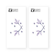Instant Tattoo 即時紋身 2入, 紫色, 1個