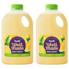 테일러 웰메이드 레몬농축액, 1.8kg, 2개