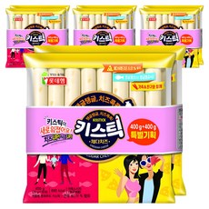 롯데웰푸드 키스틱 체다치즈 소시지, 800g, 4개