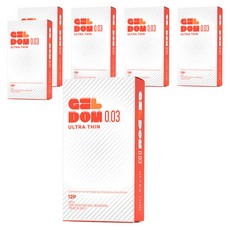 젤돔 0.03 울트라씬 극초박형 콘돔, 6개, 12개입
