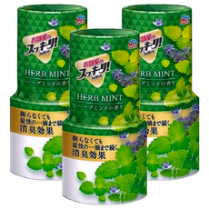 EARTH 地球製藥 室內除臭芳香劑 草本薄荷香, 400ml, 3瓶