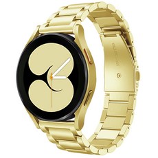 LuA lovel Galaxy Watch 相容金屬錶帶, 金色, 1個