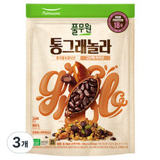 풀무원 통그래놀라 고단백 카카오, 3개, 300g