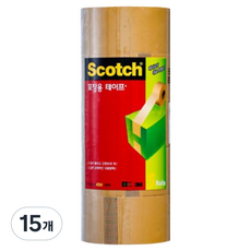 3M Scotch 包裝膠帶 3650 48mm x 40m, 棕色, 15個