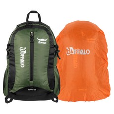 BUFFALO 拼色登山背包 25L, 卡其色