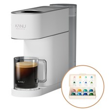 KANU Barista Urban 膠囊咖啡機 + 迎新膠囊組, DSU-DN, 雪白色