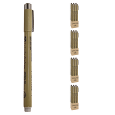 SAKURA 櫻花 SDK-G6B 灰階代針筆6入 E1, 筆格邁藝術字, Gray Tones, 24支