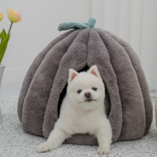 PURPLEPET 南瓜躲藏屋 寵物屋, 灰色