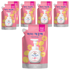 아이깨끗해 핸드워시 리필형 레몬향, 200ml, 6개
