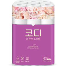 Cody 3層更純柔軟衛生紙 27m, 1個, 30入