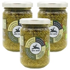 alce nero 尼諾 熱那亞羅勒香蒜醬, 130g, 3瓶