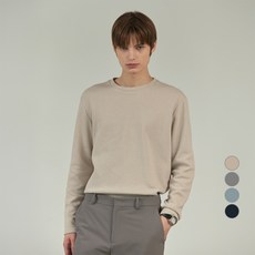 MIND BRIDGE 男款保暖刷毛華夫格紋T恤 MZTS7120