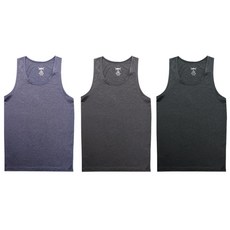 BUFFALO 男款素色運動背心 3入