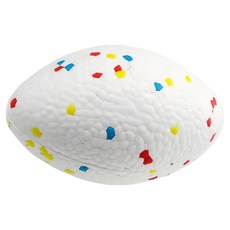 EETOYS 宜特 彈力泡棉橄欖球 水陸兩用 磨牙潔齒 互動樂趣多, 1個, 11.6 x 7 x 7cm