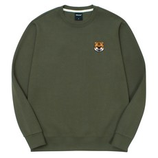 Okstar 中性老虎刺繡特殊棉運動衫