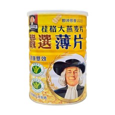 QUAKER 桂格 嚴選薄片麥片, 800g, 1罐
