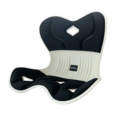 西格傢飾 日本矯正坐姿防駝背蝶形透氣美姿坐墊, 人體工學設計, 3D透氣, 黑色, 40 x 30 x 34cm