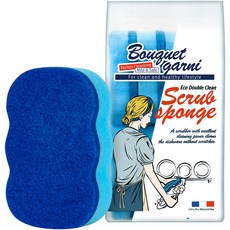 BOUQUET GARNI Eco 雙效清潔菜瓜布 藍色, 8入, 1個