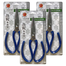 SHIN GIU ME 鑫吉美 超級包用剪-不鏽鋼材質, F-101, 3支