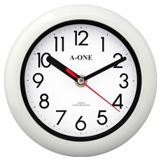 防水浴室鐘 TG-0501, 顏色隨機, 1個