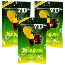 7D 초코 건망고, 80g, 3개