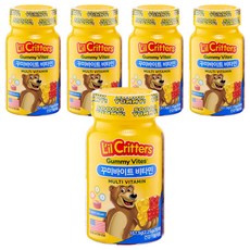 L'il Critters Gummy Vites綜合維他命礦物質小熊軟糖, 70顆, 5罐