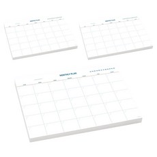 SokkubAttic 月計畫本 120g, 3個, 混合顏色