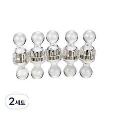 아이코어스 체스형 냉장고자석 10p, 투명, 2세트