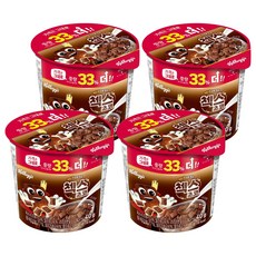 첵스초코 오곡으로 만든 컵 시리얼, 40g, 4개