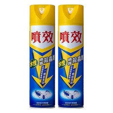 噴效 水性噴霧殺蟲劑, 600ml, 2瓶