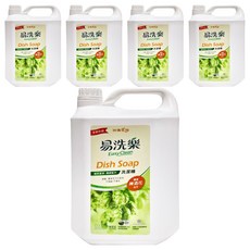 TTL BIO-TECH 台酒生技 易洗樂 洗潔精，含啤酒花植萃，碗盤餐具全方位清潔, 5L, 5桶