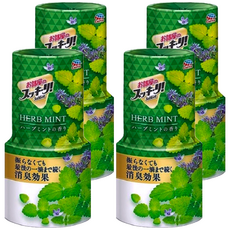 EARTH 地球製藥 室內除臭芳香劑 草本薄荷香, 400ml, 4瓶