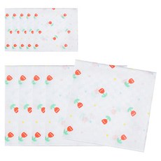 OYBY 嬰兒鬱金香印花竹纖維手帕 10入