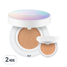 닥터자르트 시카페어 세럼 인 쿠션 파운데이션 본품 15g + 리필 15g 세트, 01 라이트 베이지, 2개