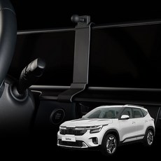 MAYTON The New Seltos 專用手機支架, 黑色, 1個