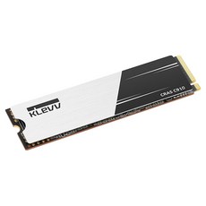 KLeVV 科賦 CRAS C910 M.2 NVMe PCIe Gen4 固態硬碟 1TB 讀取速度5000MB/s 寫入速度4800MB/s 附散熱片, 黑色 + 銀色