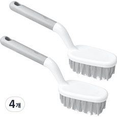 World Clean Le-a 手柄強力清潔刷, 4個, 混合顏色