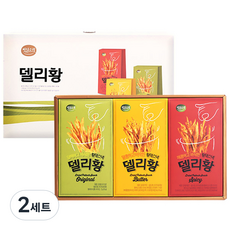 선해에프앤에스 바다소리 델리황 황태스낵 3종 선물세트 + 쇼핑백, 2세트
